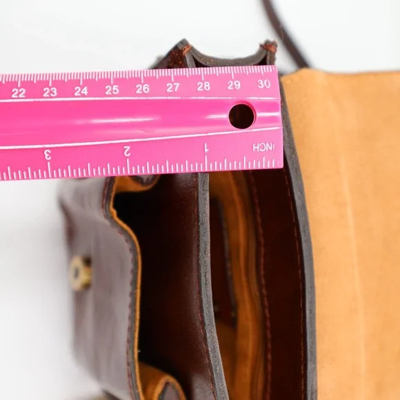 Patricia Nash Lari Crossbody Bag British Tan Vintage Veg Tan Leather P170333 - Picture 11 of 15